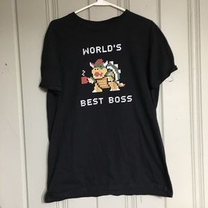 Bowser T-shirt size Large
